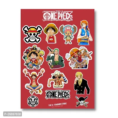 Pack of 45 Anime Stickers | Naruto Stickers | One Piece Stickers | Jujutsu Kaisen Stickers | Waterproof Vinyl Stickers for Laptop, Journal, Phone, Wall, Diary-thumb3
