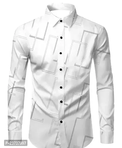 Reliable White Cotton Long Sleeves Casual Shirts For Men