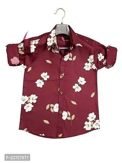 Reliable Maroon Cotton Long Sleeves Casual Shirts For Men