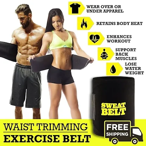 Buy AponiC FiT SWEAT SLIM BELT FOR TUMMY SHAPER AND FAT BURNING