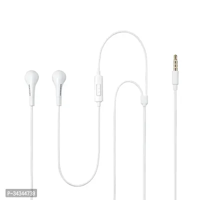 Stylish White In-ear Volume Control Headphone-thumb0