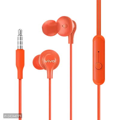 Stylish Red In-ear Volume Control Headphone-thumb0