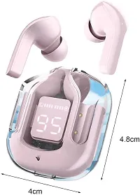 Latest Transparent Ultra -pods Earbuds 8D Stereo Audio, 15 Hours Playtime With Carry Case Bluetooth Gaming Headset (Multicolor, True Wireless)-thumb1