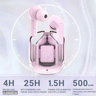 Latest Transparent Ultra -pods Earbuds 8D Stereo Audio, 15 Hours Playtime With Carry Case Bluetooth Gaming Headset-thumb4