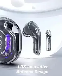 Ultrapods Pro-2 Bluetooth 5.3 LED Display Mini Crystal Earbuds Wireless Charging Bluetooth Headset-thumb1