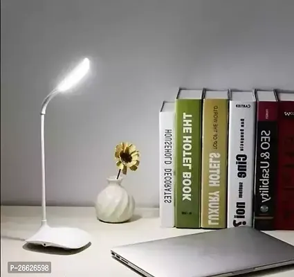 Study Lamp Rechargeable Led Torch Touch On Off Switch Student Study Reading Dimmer Led Table Lamps White Desk Light Lamp (Multicolor,Plastic, Pack of 1) (RANDOM COLOUR) Table Lamps-thumb0