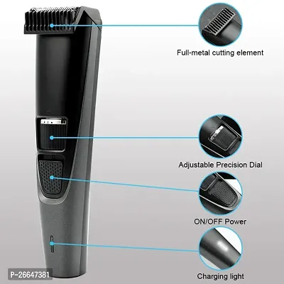 Ultra-low Noise Precision Adjustable Length Cordless Grooming Hair Trimmer Adjustable Beard Trimmer for Men-thumb0