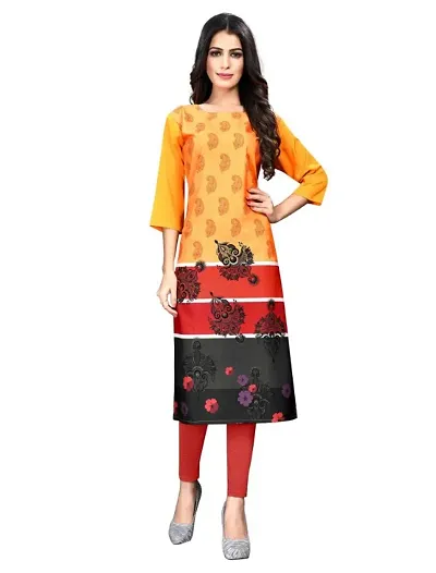 Stylish Blend Calf Length Kurta