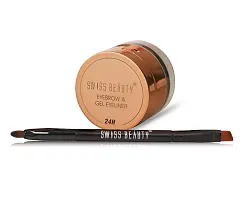 Swiss Beauty 2 in 1 Eyebrow and Eyeliner with Brush- Waterproof, Smudge proof  24 hours Lasting-thumb3