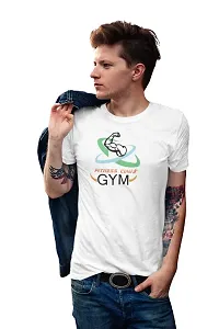 Fitness Claus, Gym, (White Tshirt) - Clothes for Gym Lovers- Foremost Gifting Material for Your Friends and Close Ones-thumb1