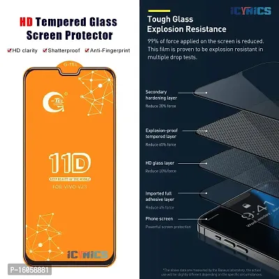 ICYNICS 11D Tempered Glass for Infinix Note 11s Bubble-Free, HD Clear, Anti-Scratch with Edge to Edge Full Screen Coverage  Easy Installation (Pack of 1)-thumb3