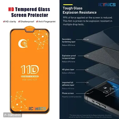 ICYNICS 11D Tempered Glass for Oppo A57 HD Clear, Bubble-Free, Anti-Scratch with Edge to Edge Full Screen Coverage  Easy Installation (Pack of 1)-thumb4