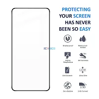 ICYNICS 11D Tempered Glass for Redmi Note 10 Pro Max Bubble-Free, HD Clear, Anti-Scratch with Edge to Edge Full Screen Coverage  Easy Installation (Pack of 1)-thumb1