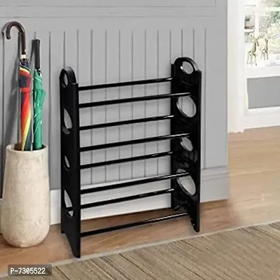 4 Layer Shoe Rack With Iron Pipe-thumb0