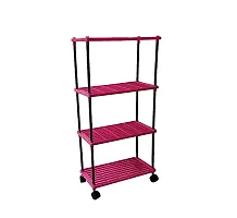 Kitchen Rack 4L Pink with wheels-thumb1