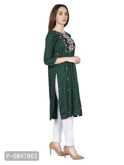 Embriodery Kurti pant with dupatta-thumb5