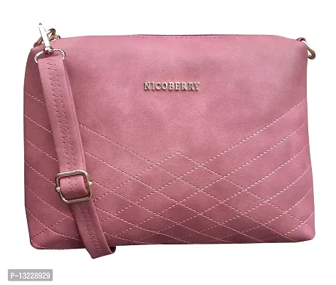 Nicoberry women,s slingbag (Pink)(n250)-thumb0