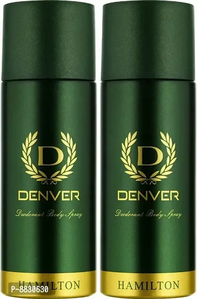 Denver Hamilton Deo Body Spray for Men, 165ml (Pack of 2)-thumb0