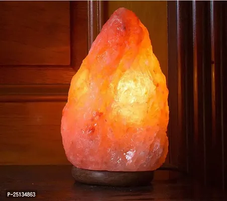 3-4 Kg Natural Air Purifier Ionizer Himalayan Salt Lamp - Organic Pink Rock Salt Table Lamp Electric - Vastu, Feng Shui, Home Decor, Pack Of 1