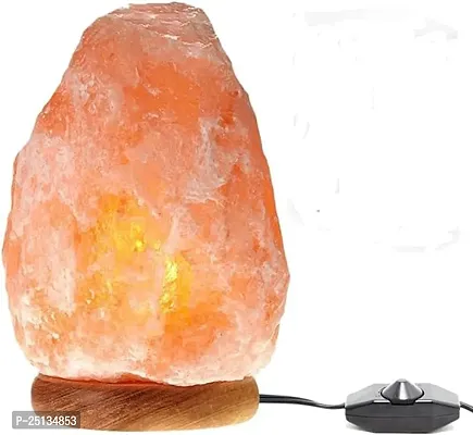 Himalayan Rock Salt Lamp Original Remove Negative Energy From Home  Office Helps In Meditation Natural Rock Salt Lamp Contains Energy Rock Salt Lamp 1.5 - 2 Kg With Dimmer Cord