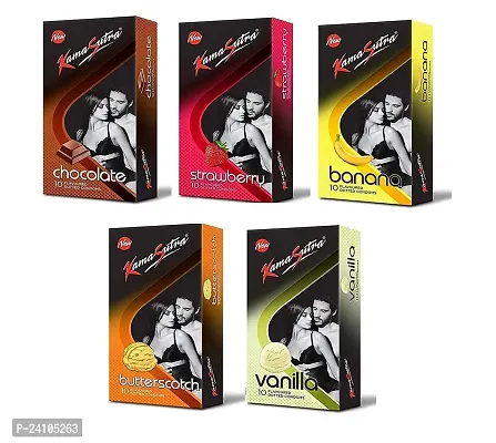 Kamasutra EXCITE Banana Condoms 50s - Variety Packs (5)-thumb0