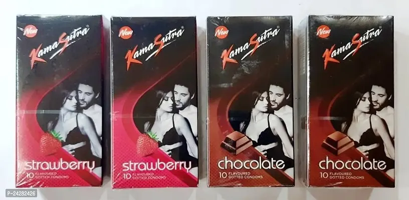 kama Sutra Dotted Condom Pack of 4 * 40SHEETS