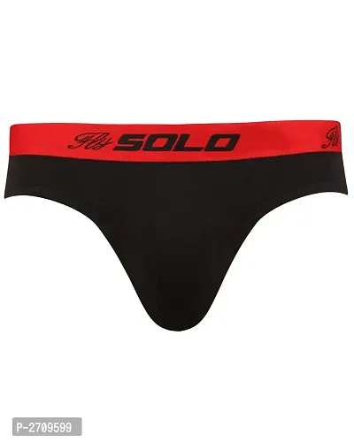 Men's Cotton Solid Basic Brief