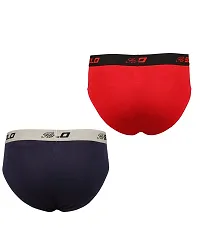 Men's Cotton Solid Basic Brief Pack of 2-thumb1