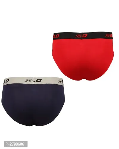 Men's Cotton Solid Basic Brief Pack of 2-thumb2