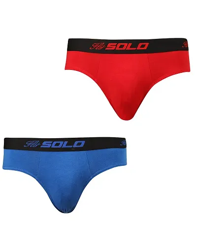 Men's Solid Basic Brief Pack of 2