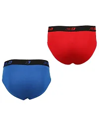 Men's Cotton Solid Basic Brief Pack of 2-thumb1