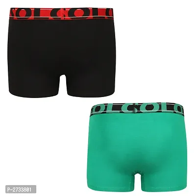 Men's Multicoloured Cotton Trunks (Pack of 2)-thumb2