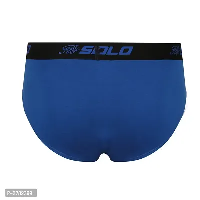 Mens Multicoloured Colourblocked Cotton Stylish Brief-thumb3