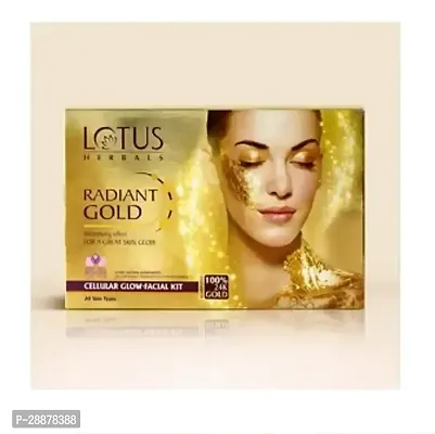 Lotus Herbal Radiant Gold Cellular Glow Facial Kit