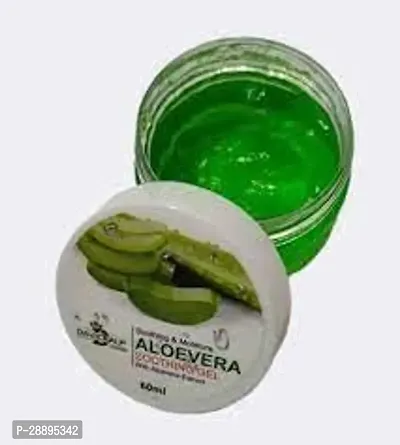 Green Davickalp Aloe Vera Gel For Face 60ml Pack of 2-thumb2