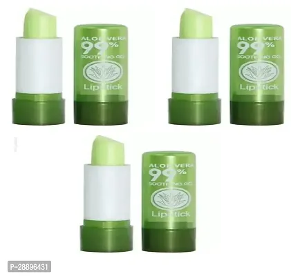 Aloevera 99% Soothing Gel Color Changing Lipstick Pack of 3-thumb0