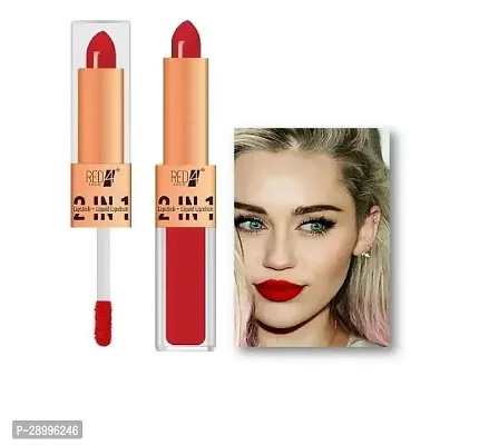 RED4 Four Matte Line 2in1 Lipstick + Liquid Lipstick Full Coverage-thumb0