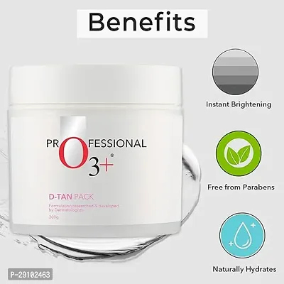 O3+ D-TAN Professional Pack For Instant Tan Removal For all skin Types (300g) PACK OF 1-thumb4