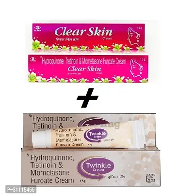 Clear-skin face cream and Twinkle Cream Day Cream ( combo pack )-thumb0