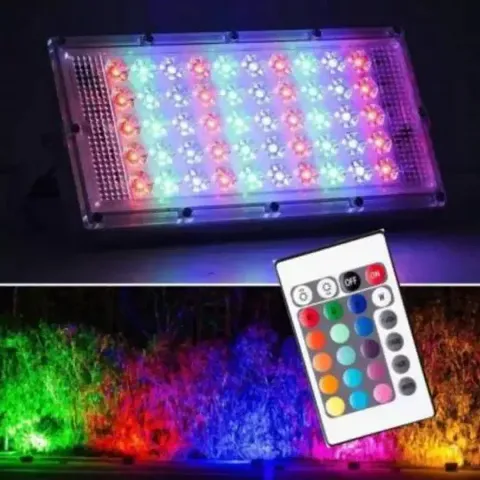 3A BRIGHT RGB Colour Changing High Lumens Energy Efficient Brick LED Flood Light (Pack of 1)