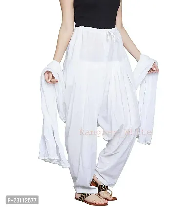 Plain Patiyala Salwar with Dupatta