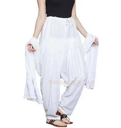 Stylish Cotton Patiala Salwar with Dupatta For Women