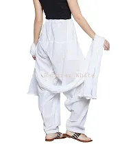 Stylish Fancy Designer Cotton Solid Patiyala Salwar With Dupatta For Women-thumb1