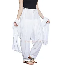 Stylish Fancy Designer Cotton Solid Patiyala Salwar With Dupatta For Women-thumb2