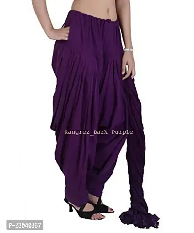 Stylish Fancy Designer Cotton Solid Patiyala Salwar With Dupatta For Women-thumb2