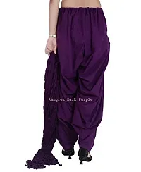 Stylish Fancy Designer Cotton Solid Patiyala Salwar With Dupatta For Women-thumb2