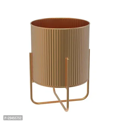 Table Planter In Gold Finish For Indoor Outdoor Plant Container-thumb0