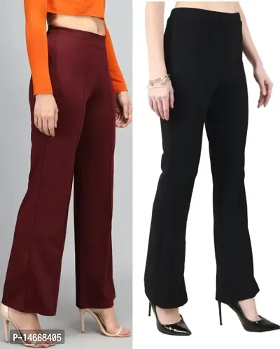 Women Latest pants/Trouser (Combo Pack Of 2)-thumb0