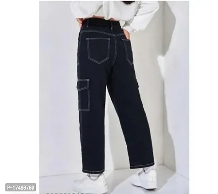 Denim Black Flap jeans-thumb0