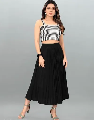 women latest party wear long skirt